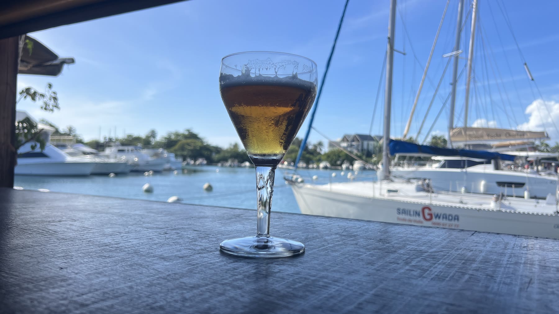 Repérage Affligem à la marina