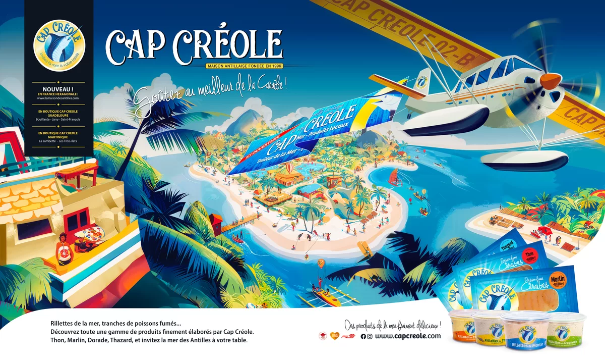 Campagne display Cap Créole