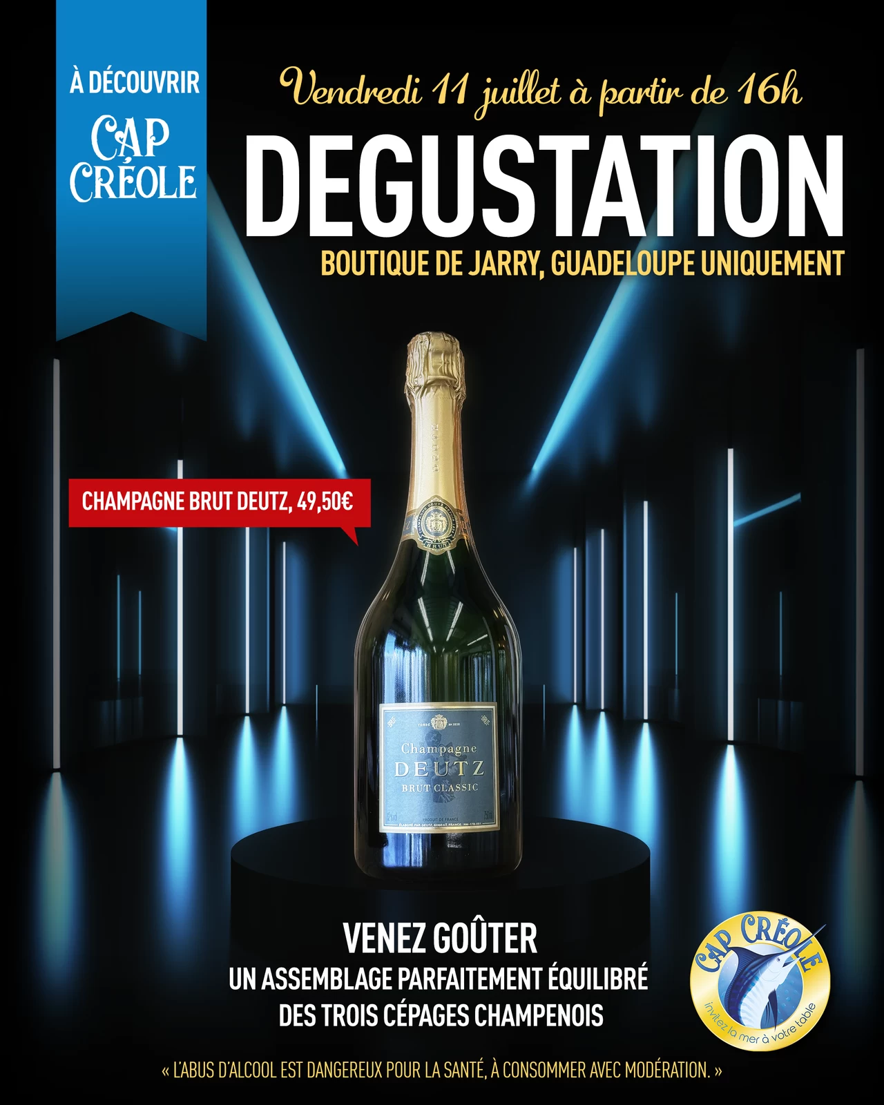 Post Instagram Cap Créole — dégustation